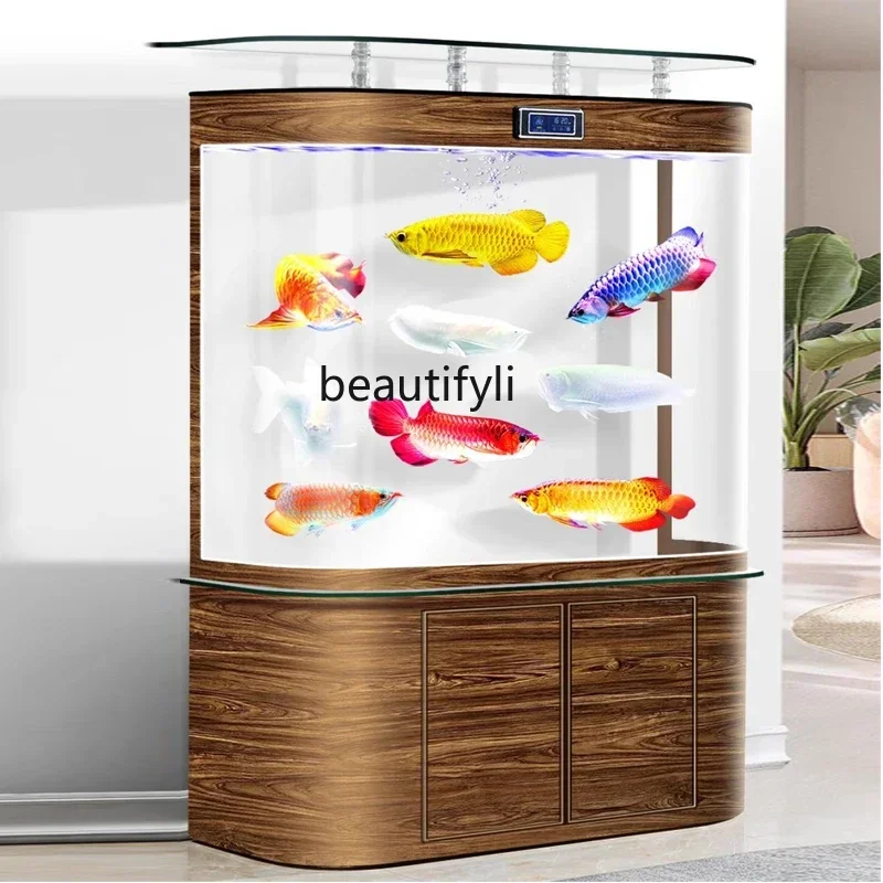 

ss7486 Automatic filter circulation aquarium living room household bottom filter water-free glass goldfish tank