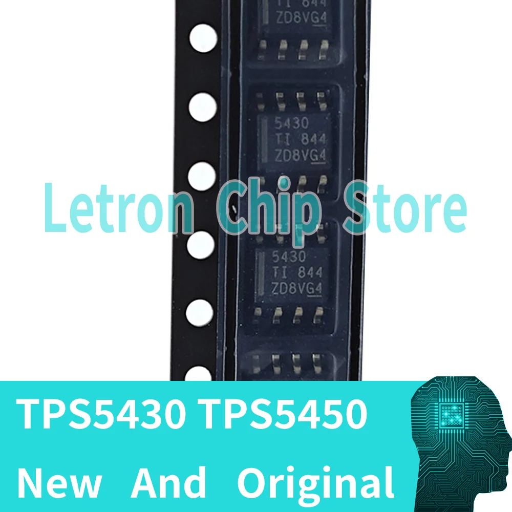 10pcs New Original TPS5430DDAR TPS5450DDAR 5430 SOP8 Chip Buck Converter IC