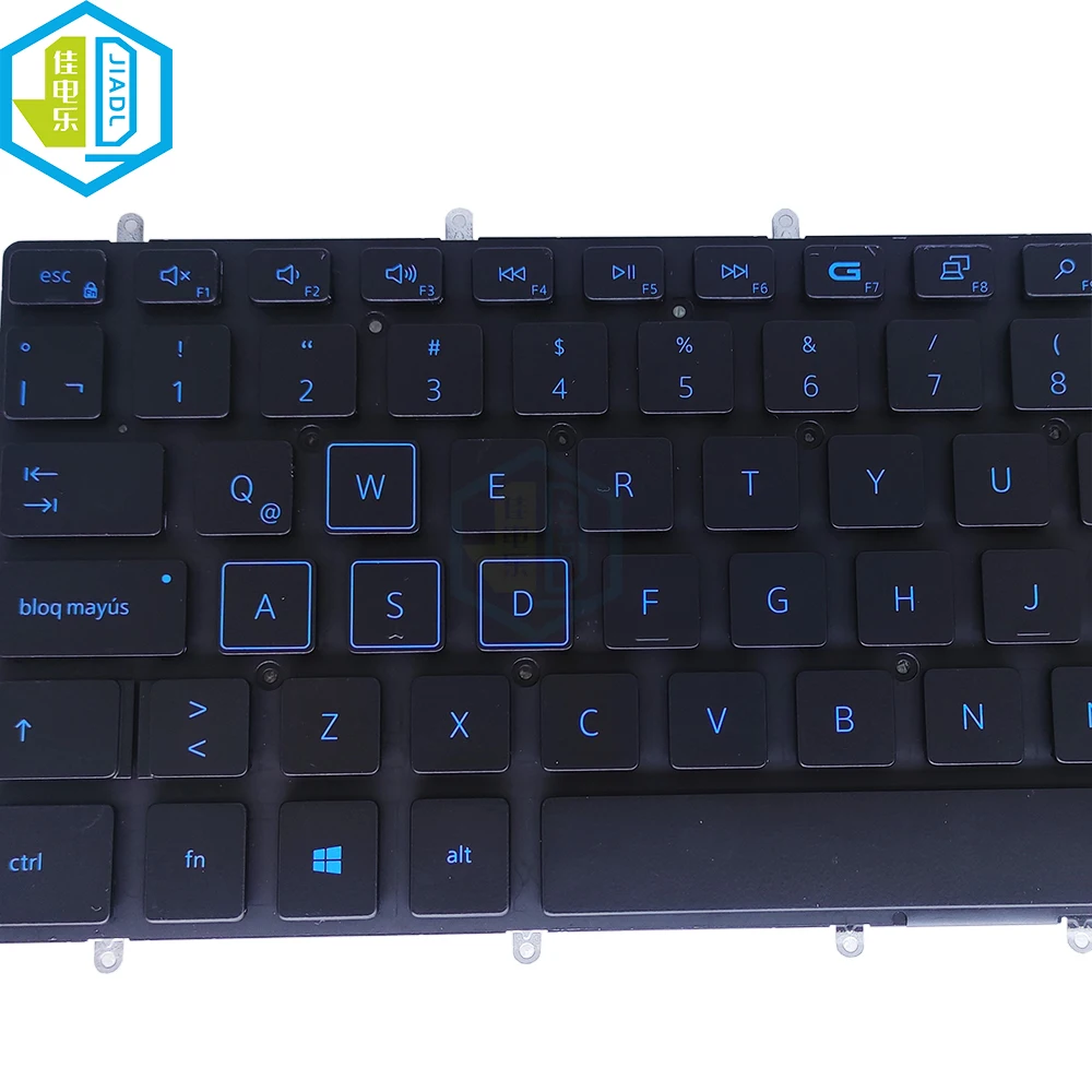 Imagem -05 - Teclado Azerty Francês Retroiluminado para Dell Inspiron 7566 7577 7587 5775 G33579 3590 3779 0r7h22 02j0hc Substituição