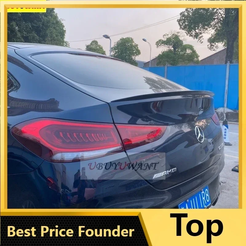 For Mercedes GLE Coupe Class W167 C167 GLE350 450 500e ABS Spoiler Car Tail Trunk Spoiler Rear Wing Tail Wing Decoration 2020-Up