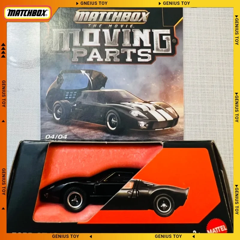 Matchbox The Movie Moving Parts FORD GT40 1:64 Diecast Alloy Car Model Rubber Tires Collectible Vehicle Toys GBJ48