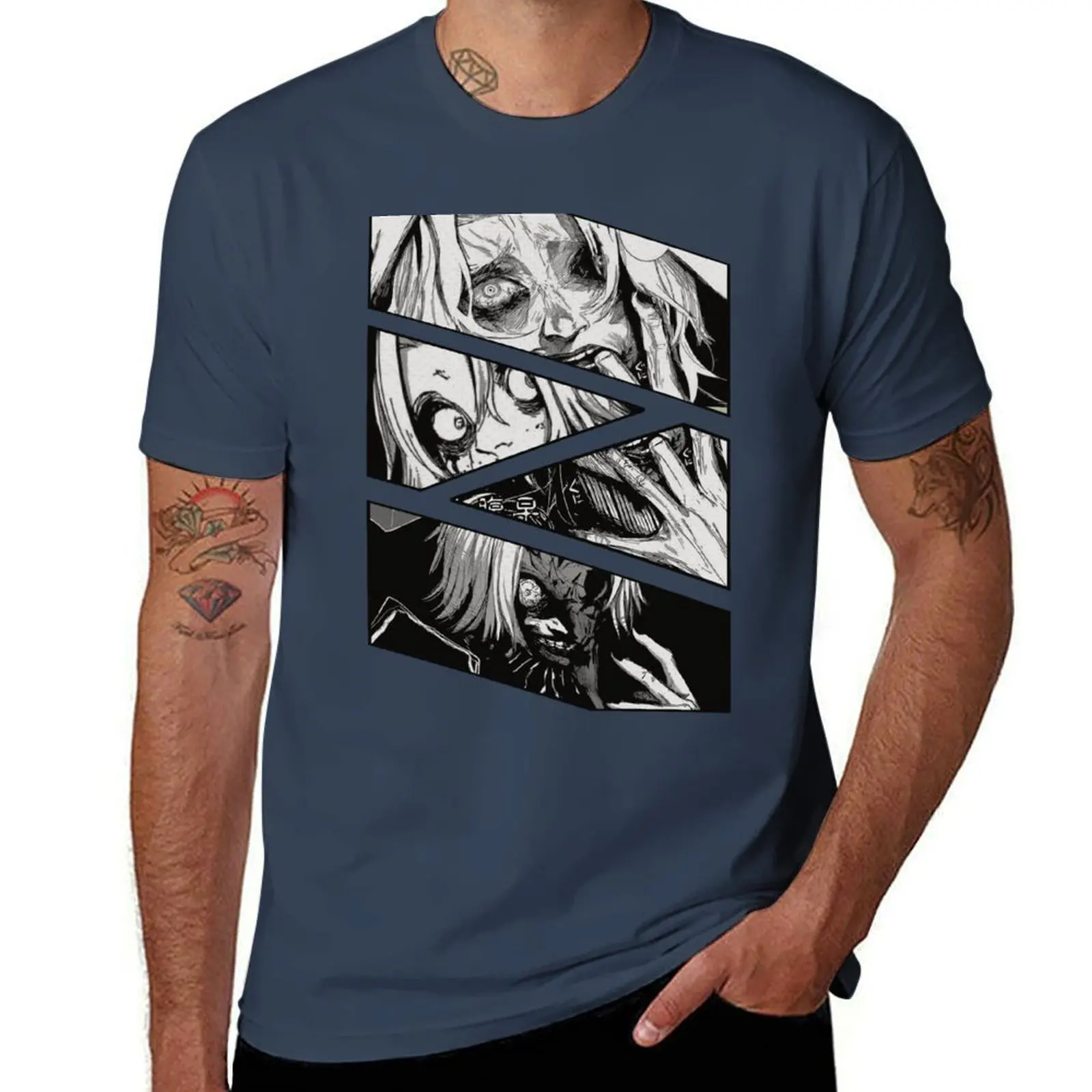 

Seidou Takizawa Manga Panel Design T-Shirt cotton t shirt pack t shirts for man pack white T-Shirt