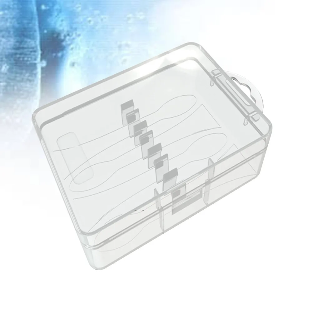 Estojo de armazenamento de cabeças de escova de dentes elétrica portátil 4 suportes compacto viagem caixa protetora à prova de poeira capa de escova de dentes