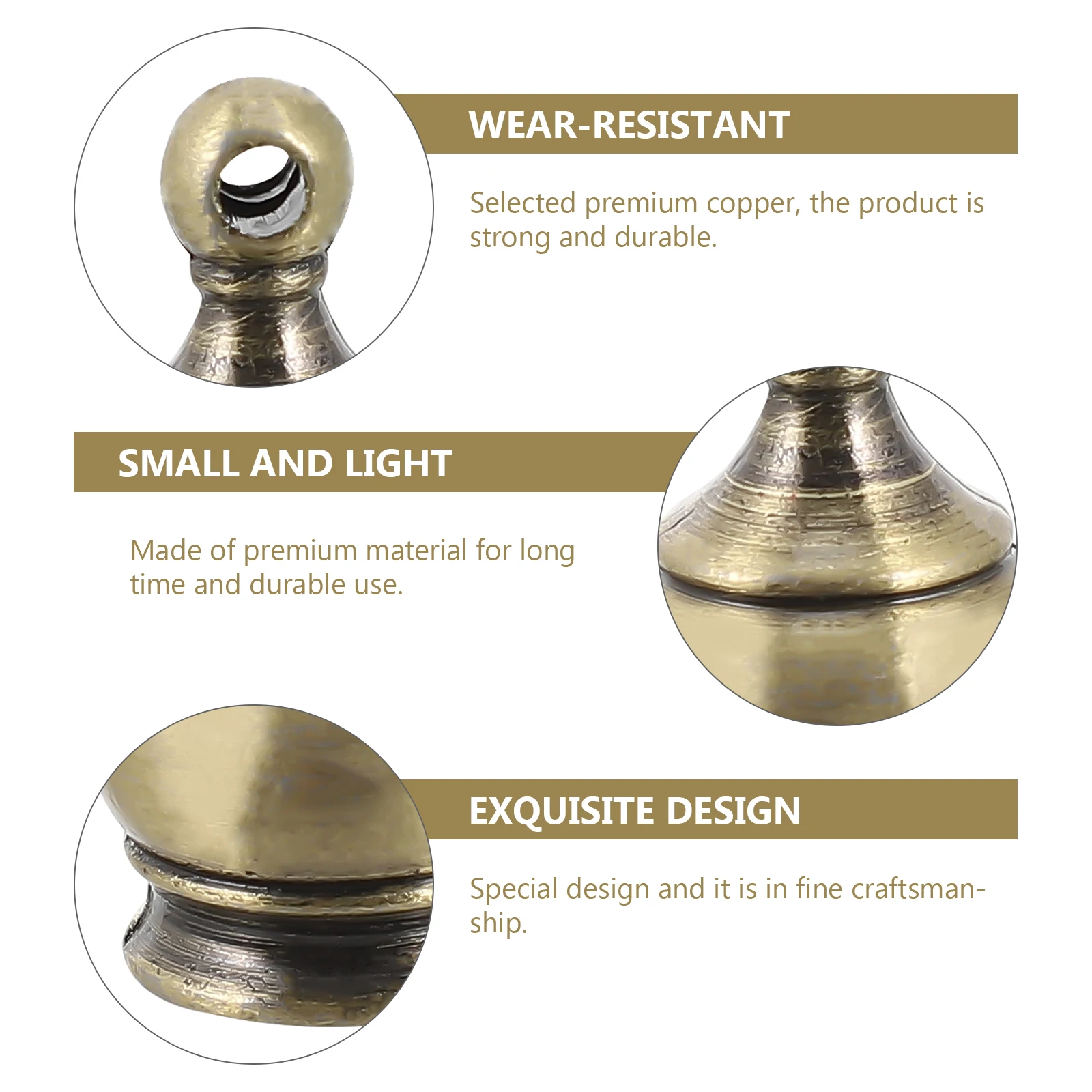 

4pcs Horn Frame Decorative Head Lamp Finials Zinc Alloy Smooth Polished Durable Lampshade Connector Knob Lighting Accessories