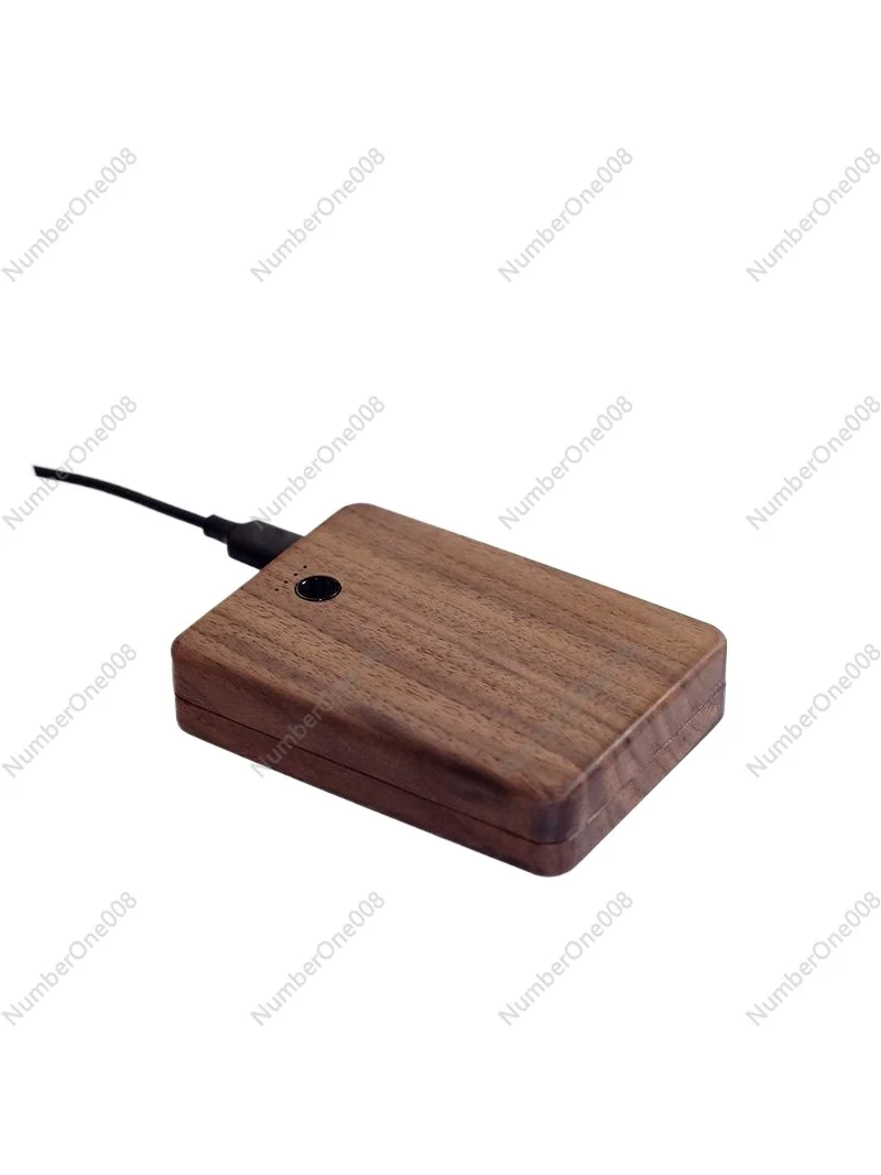 Handmade 10,000mAh Black Walnut Solid Wood Power Bank Power Bank