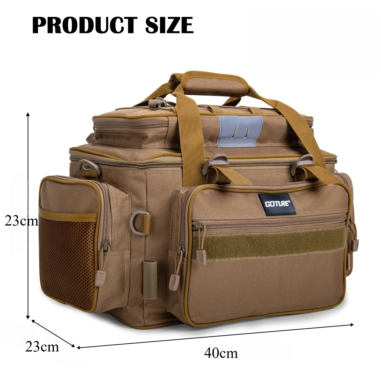 Goture Bolsa pesca impermeable 600D con alicates – Resistente a golpes - imagen 2