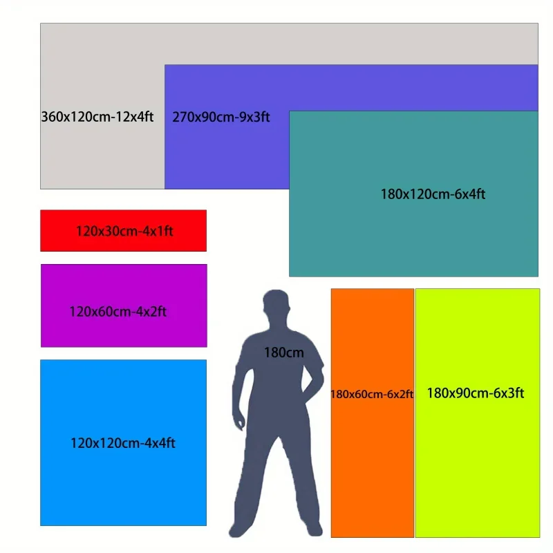 لافتة بوليستر مخصصة 1p للاستخدام الداخلي والخارجي - لافتة مع 4 حلقات، مقاسات متعددة، مثالية لديكور المنزل #3