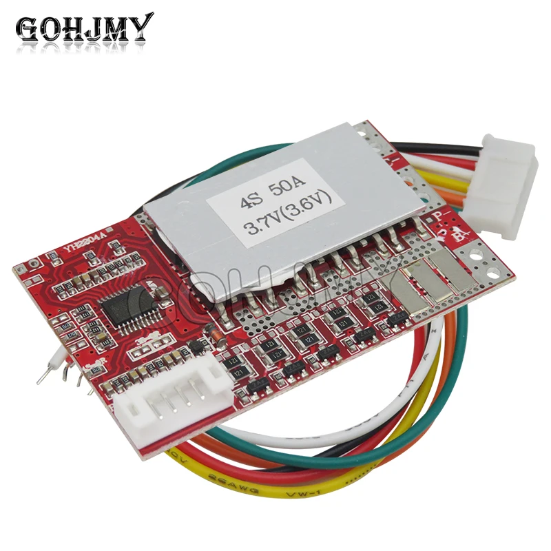 3S 4S 5S 50A BMS Board/ 55A 3.7V Lithium battery protection board/3.2V iron phosphate/LiFePO4 battery BMS board with Balance