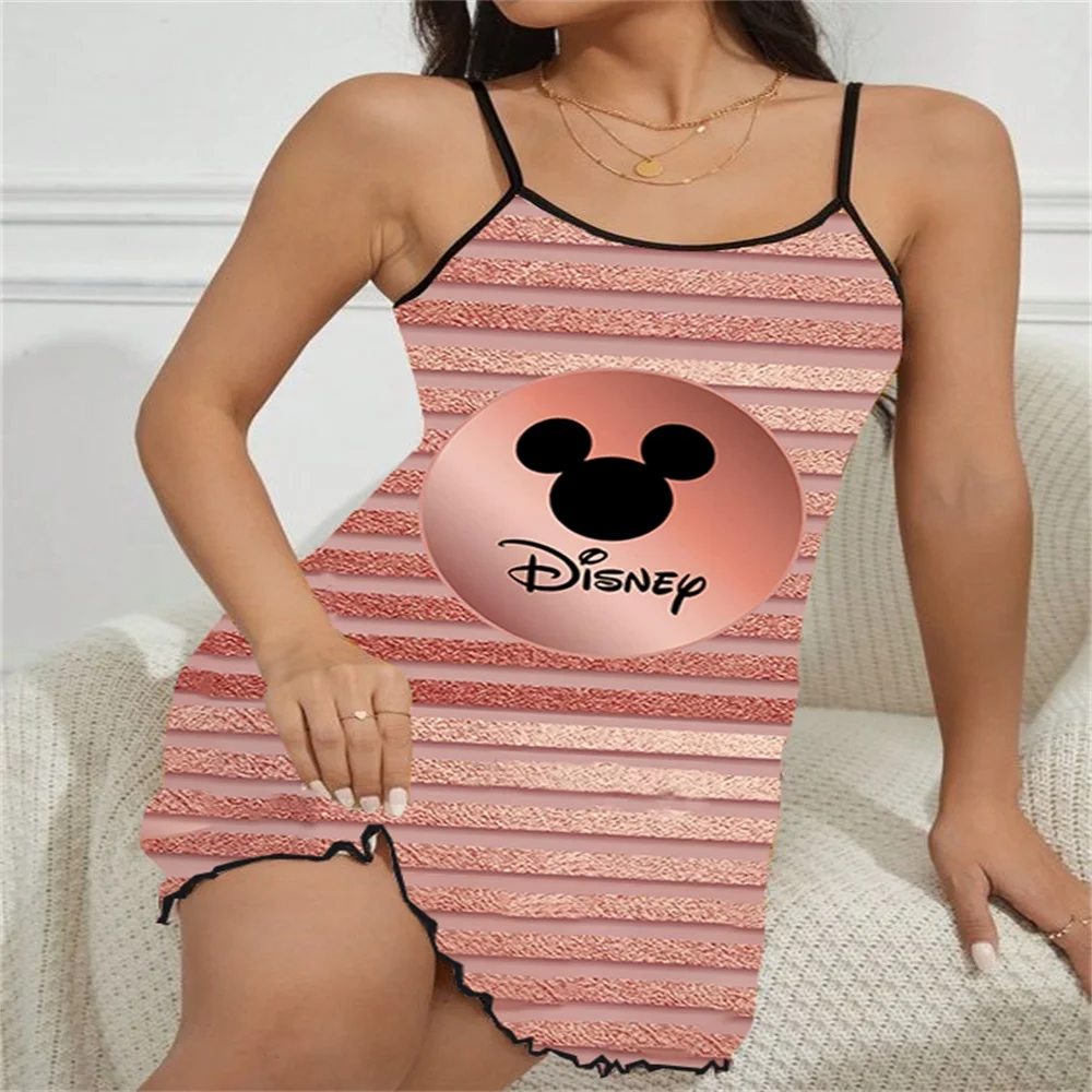 Disney Women Sleepwear One Piece Dress Lingeries for Woman Night Sexs Top Seller New in Women's Sleepwear Pajamas Woman Offer