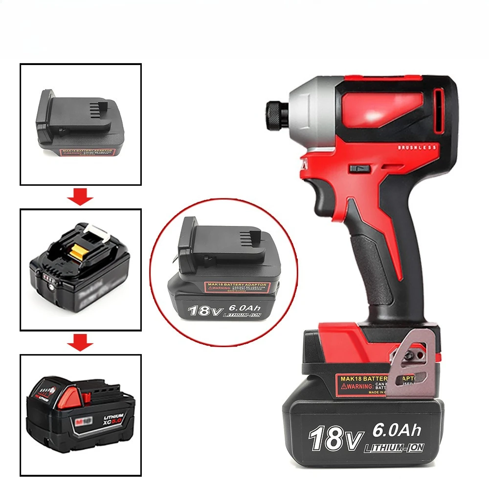 

For Milwaukee M18 18V Power Tool Battery Adapter Compatible With for Makita BL Series 18V Lithium Battery Lithium battery tools