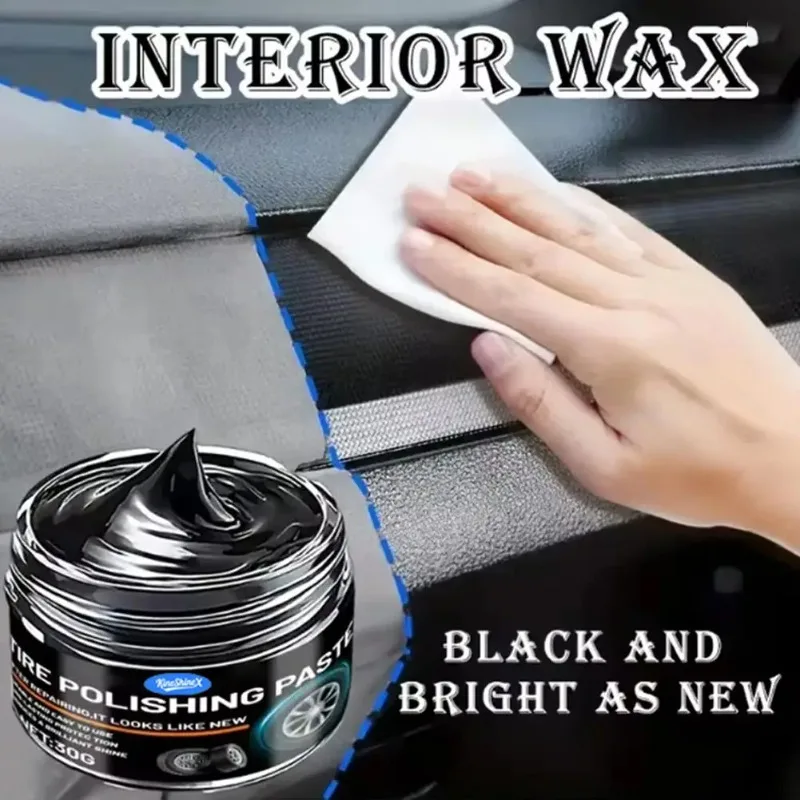 Auto Interior Care Wax Genuine Leather Seat Maintenance Balm Nourishing Restorative Cream for Car Couch Handbag Shoe Polishing