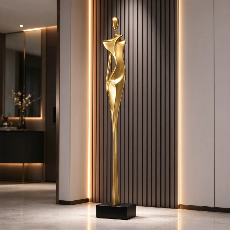 Resin Character Ornament Abstract Minimalist Living Room Character Figurines Art Creative Decorative Figure Sculpture Home Decor