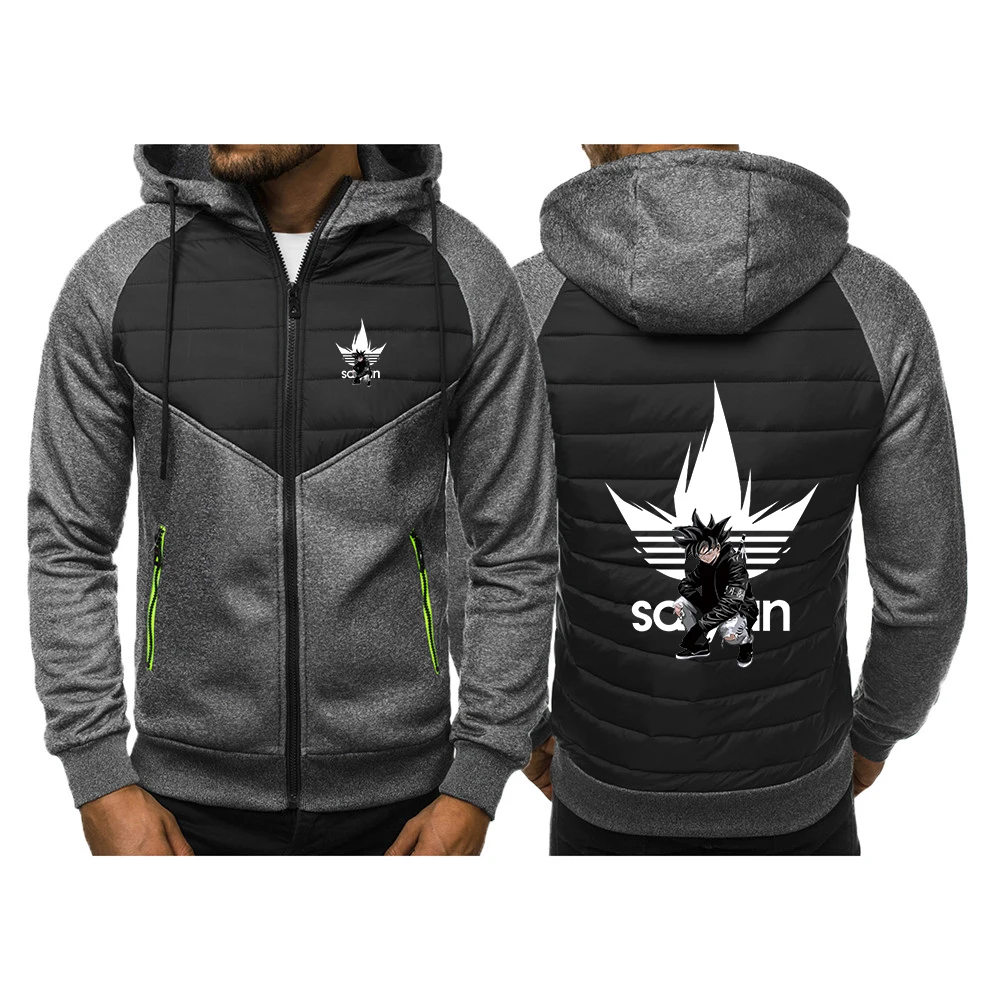 2026 Men's Goku Spring And Autumn Comfortable Leisure Hoodies Dragon Ball Logo print Creative Graphic Trendy Coat Jacket view 2