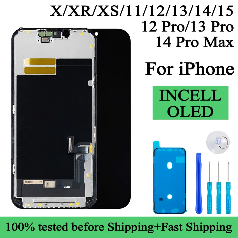 Tested For iPhone X XR XS MAX 11 12 LCD Display Digitizer Aseembly