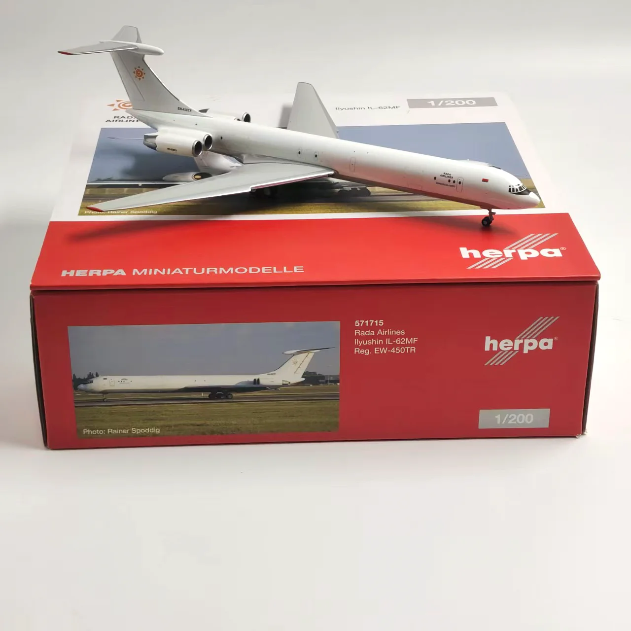 Diecast Herpa 1:200 Scale 62MF 571715 Alloy Aircraft Model