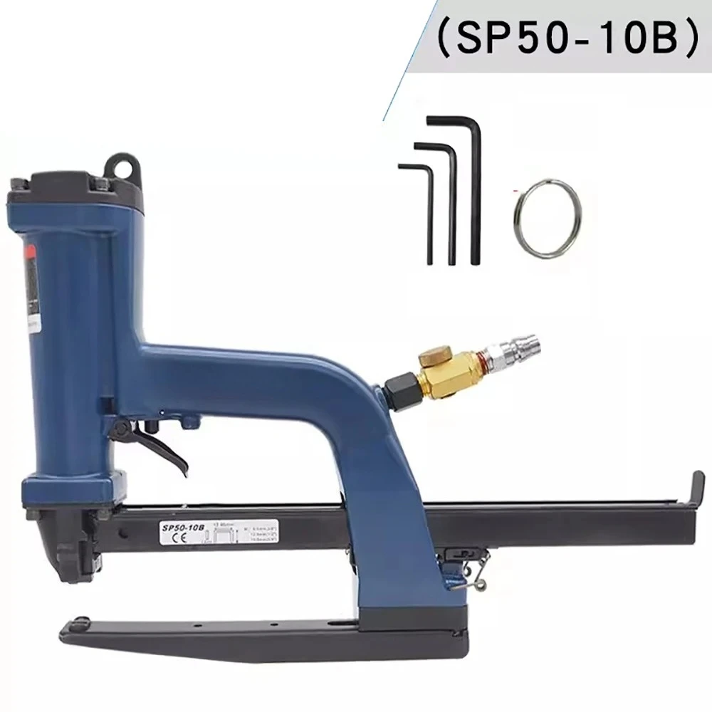 SP50-10B Pneumatic Sealing Machine Carton Box Side Stapler Corrugated Box Packing Stapling Machine Air Sealer Nailing Gun