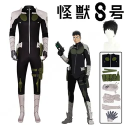 Kaiju No 8 Kafka Hibino Cosplay Costume Wig Jumpsuit Uniform Bag Gloves Anime Monster Sweeper Halloween Party Outfit Hot Sale