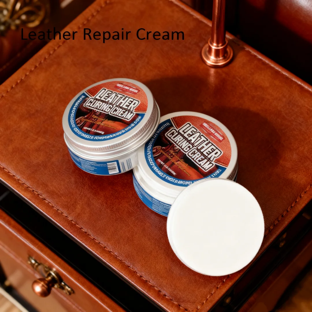 80g Leather Repair Cream Car Repair Kit Compound for Shoes Bags Leather Maintenance Cream Practical Leathercraft Accessories