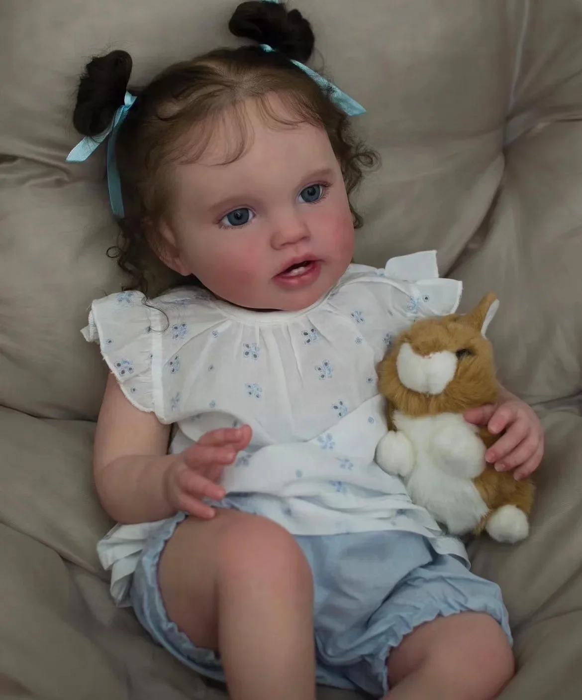 DLS Customized Limited Supply 24inch Reborn Baby Doll Lottie With Same Hair As in the pics Already Finished Doll Christmas Gift