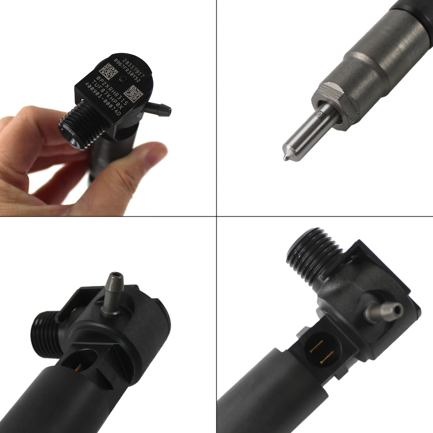 4pcs Fuel injectors 400903-00074D 7275454 28337917 For Bobcat D24 For Doosan Delphi D24 D18 S570 S590 S595 S630 S650 T595 T630