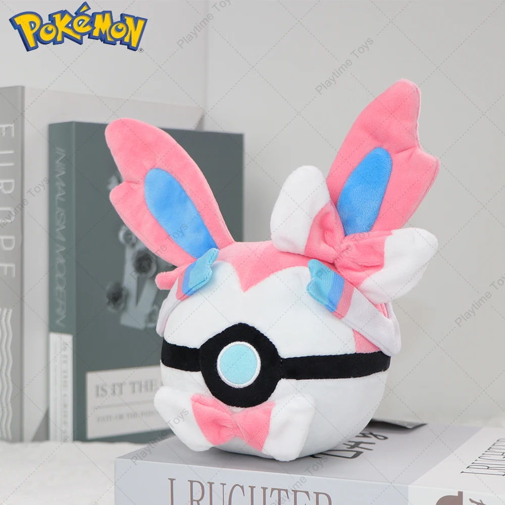 Pokemon Sylveon Poké Ball Plush Toys Snorlax Mewtwo Charizard Master Great Ultra Beast Ball Hot Animation Games Birthday Gifts