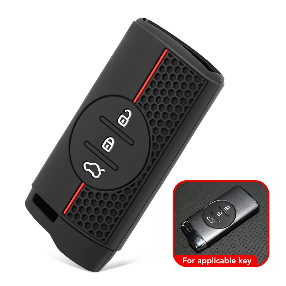 Silicone Remote Car Key Cover Case For Chery Tiggo 7 pro 8 Pro Exeed Tiggo 2 3x Arrizo 5 Pro Gx 5x EQ7 tiggo 4 car accessories