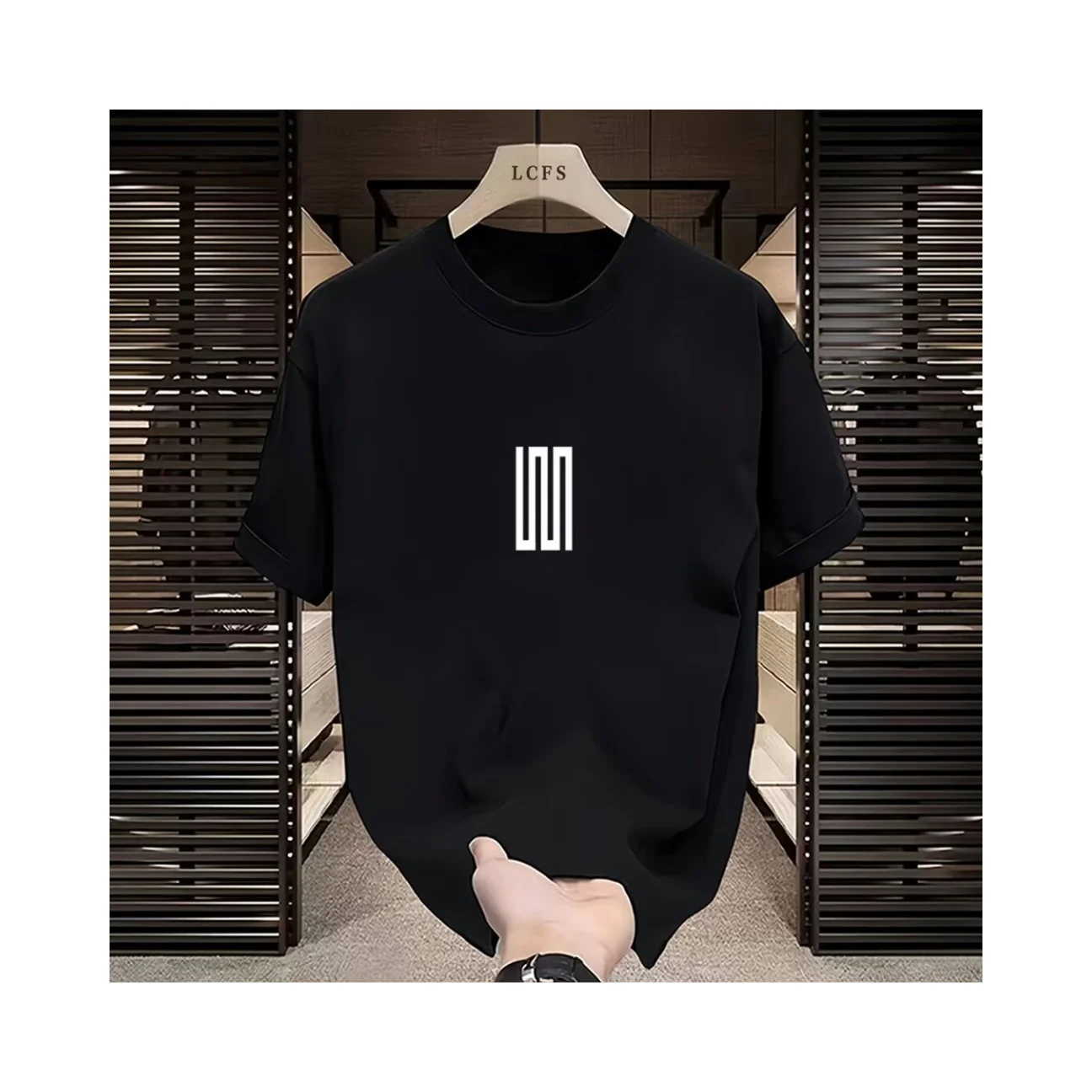 

Новая летняя футболка с короткими рукавами, простая универсальная модная повседневная футболка с круглым вырезом и буквенным принтом