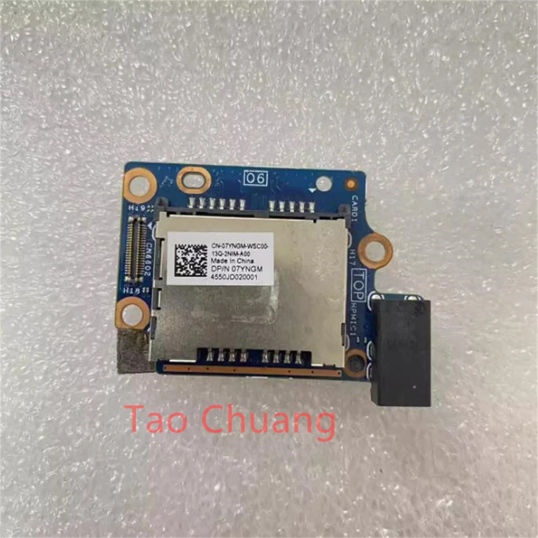 

Для Dell XPS 9700 Precision 5750 Card Reader Audio Board 7YNGM 07YNGM