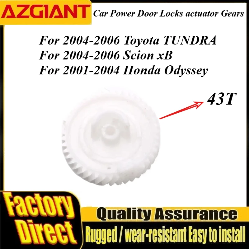 

43T Car Power Door Locks actuator Gears For Toyota Tundra Scion xB 2004-2006 Honda Odyssey 2001-2004 automotive accessories DIY