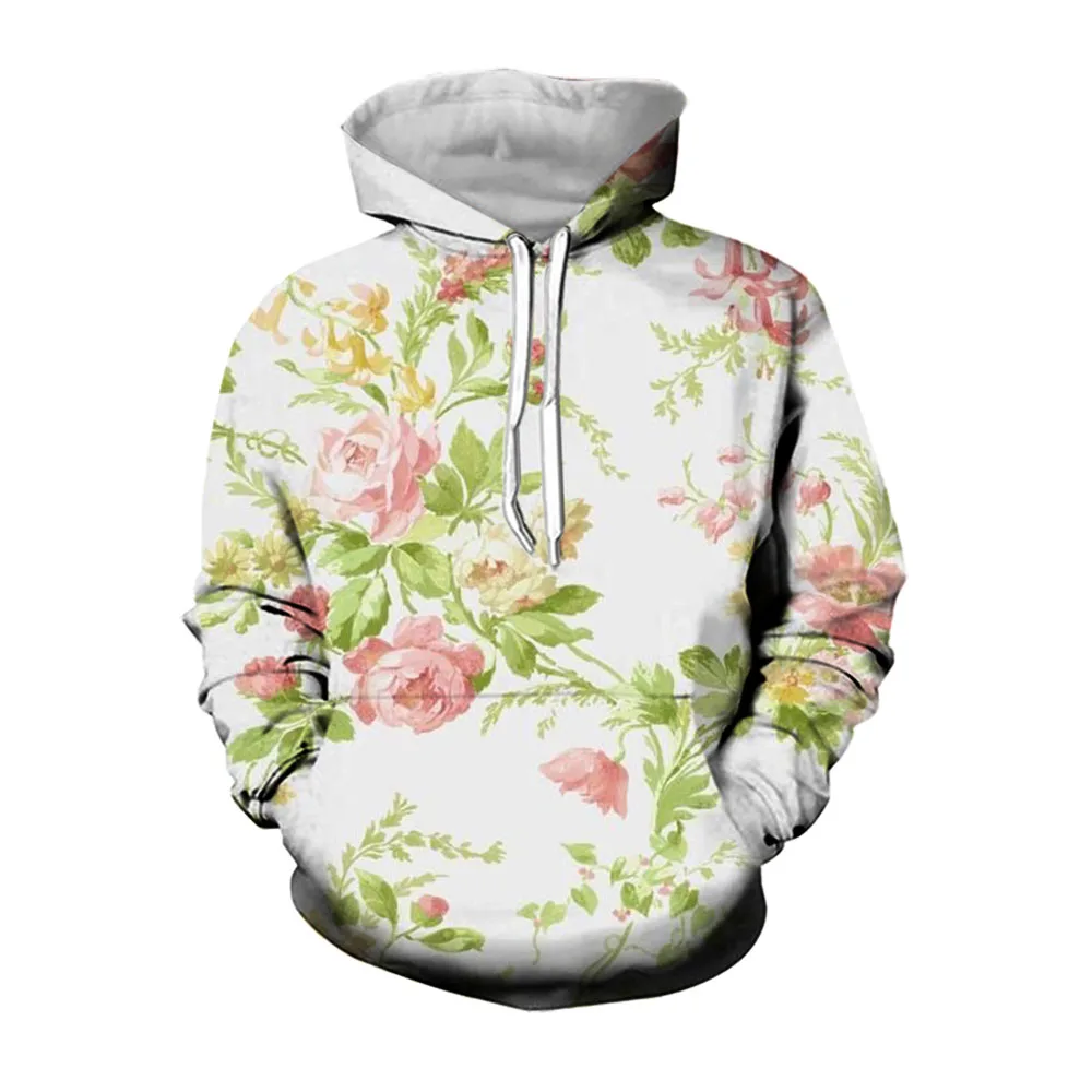 

Jumeast 90s Streetwear Y2K Hoodies For Men Vintage Flower Print Hooded Sweatshirts Casual Baggy Mens Hoodie Winter Coat Clothes