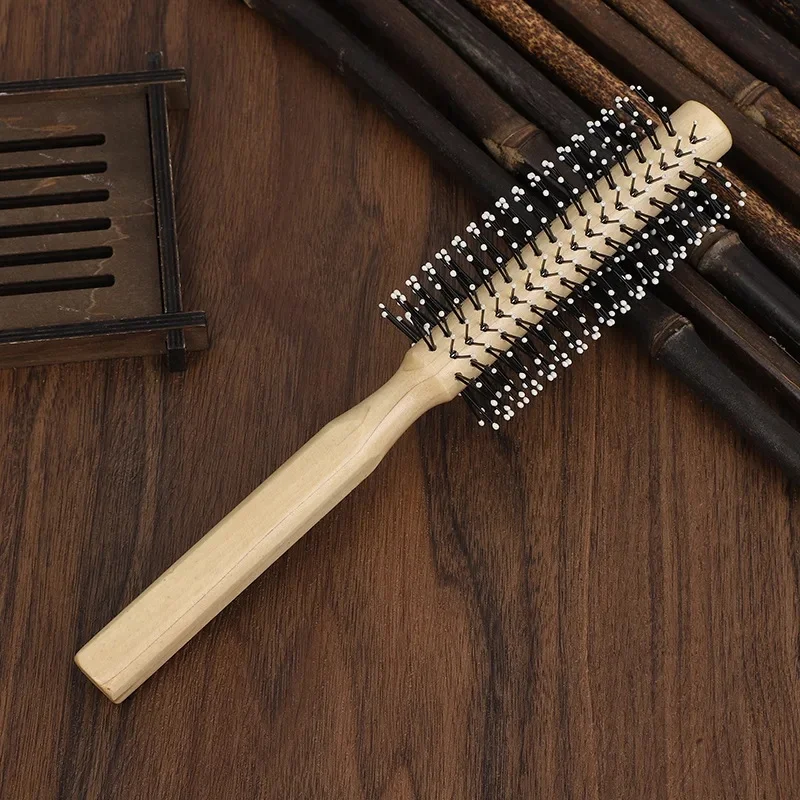 Professional Round Tube Rolling Comb for Hair Styling