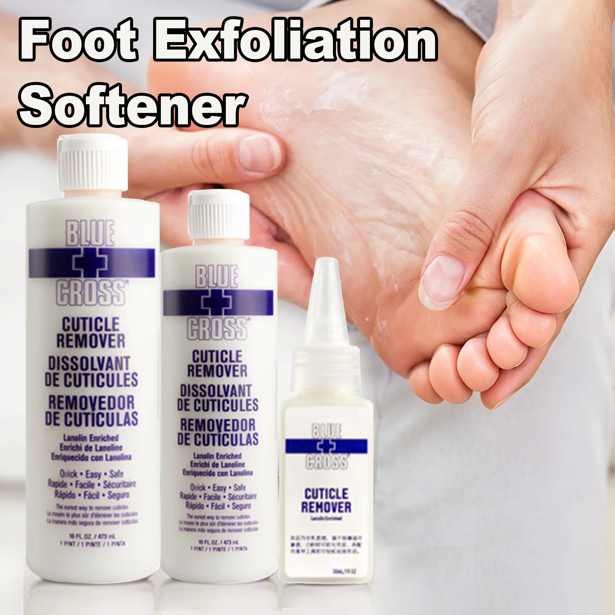 Foot Exfoliation Softener Exfoliation Foots Cuticle Remove Foot Mask Pedicure Nail Enhancer Remove Dead Skin Callus