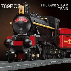 789PCS Steam Train City Heavy Freight Train Rails Assemble Model Bricks Toys Creative Desktop Decoration Boy Toys Birthday Gifts
