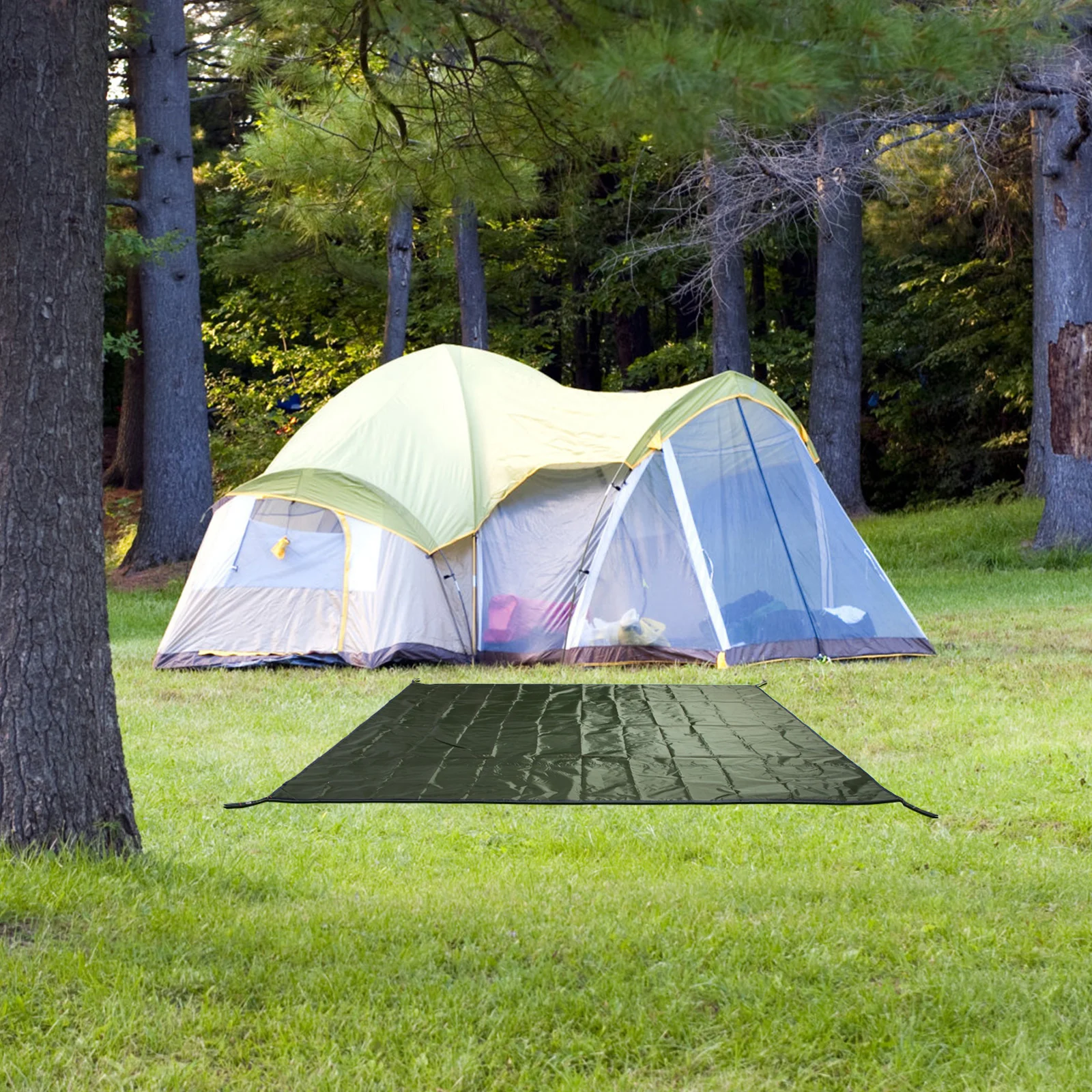 

Wear-Resist Waterproof Ground Mat Lightweight Folding Camping Tent Cushion Outdoor Picnic Ground Cloth Durable Tarp
