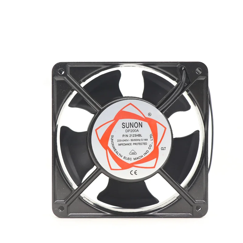 

SUNON DP200A 2123HBL 12038 120x120x38mm 220V AC 12cm 107CFM 3050RPM Double Ball Bearing Cabinet Inverter Axial Cooling Fan