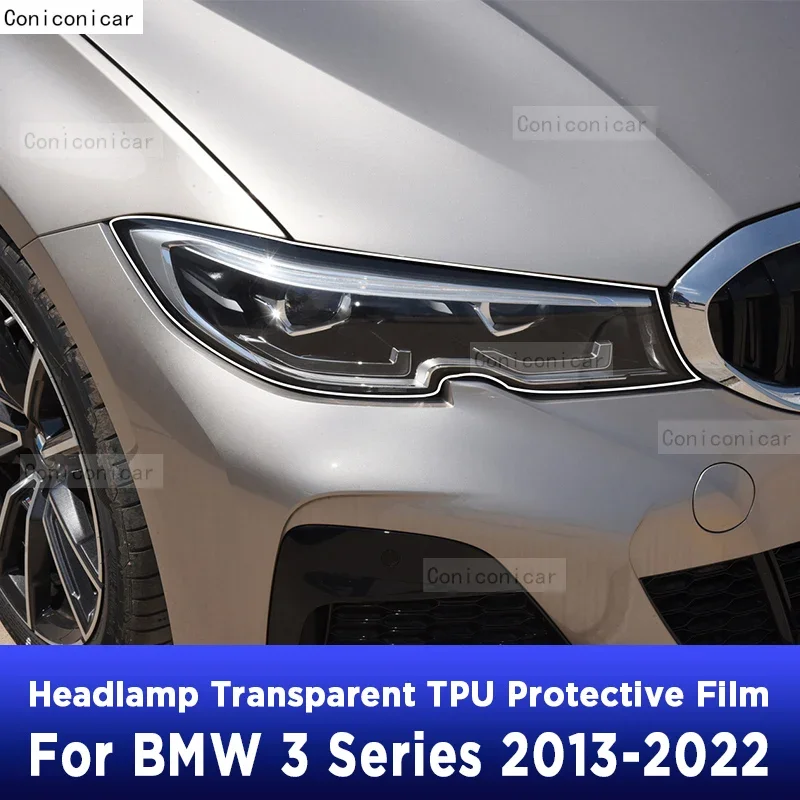 

Защитная пленка, наклейки из ТПУ для BMW 3 серии F30 F31 G20 G21 2013-2022, прозрачный черный ремонт фар, защита от царапин, PPF