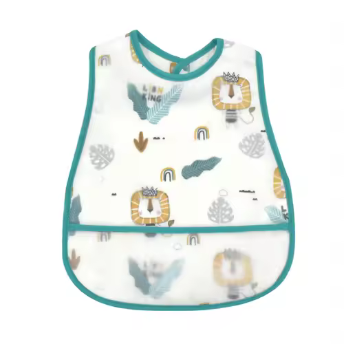 2023New Cartoon Pattern EVA Waterproof Pocket Lunch Feeding Bibs Adjustable Baby Bibs Cute Children Baby Apron Kids Burp Cloths - Image 31