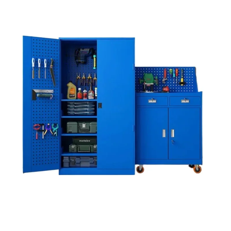 

Hardware auto repair accessories storage cabinet, multi-functional heavy tool cabinet