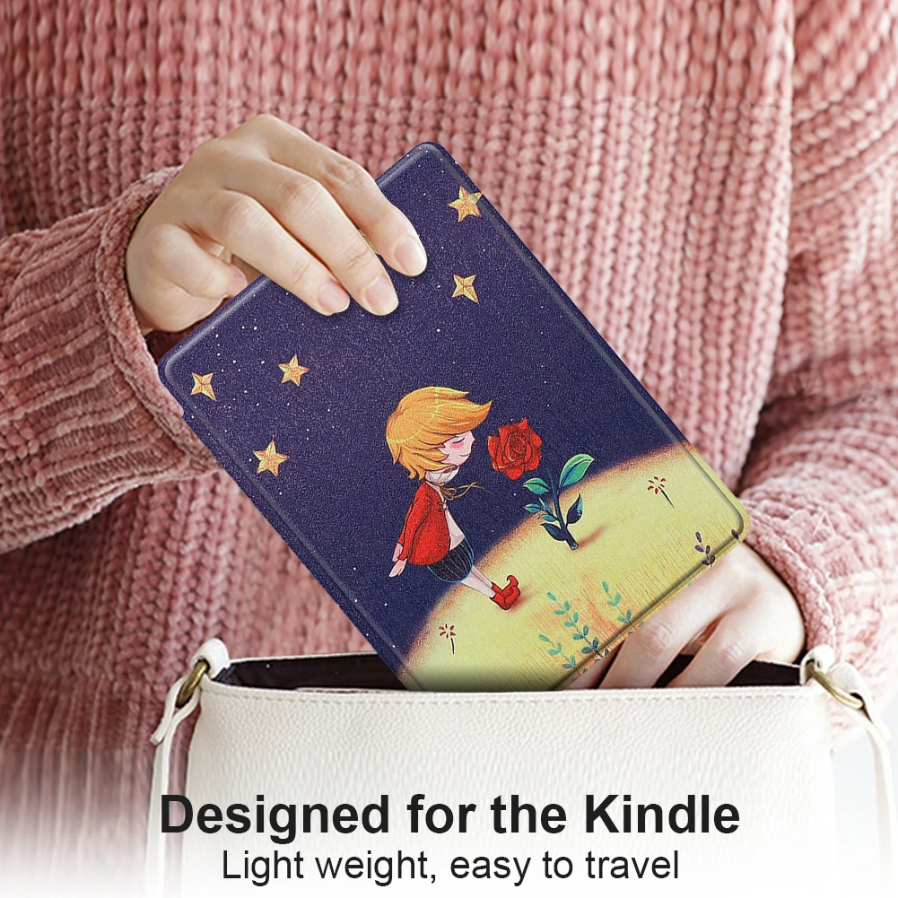 PU Leather Case Ultra Slim Leather Smart Cover with Auto Sleep Feature Ebook Case for Kindle Paperwhite 12th Gen 2024 7inch