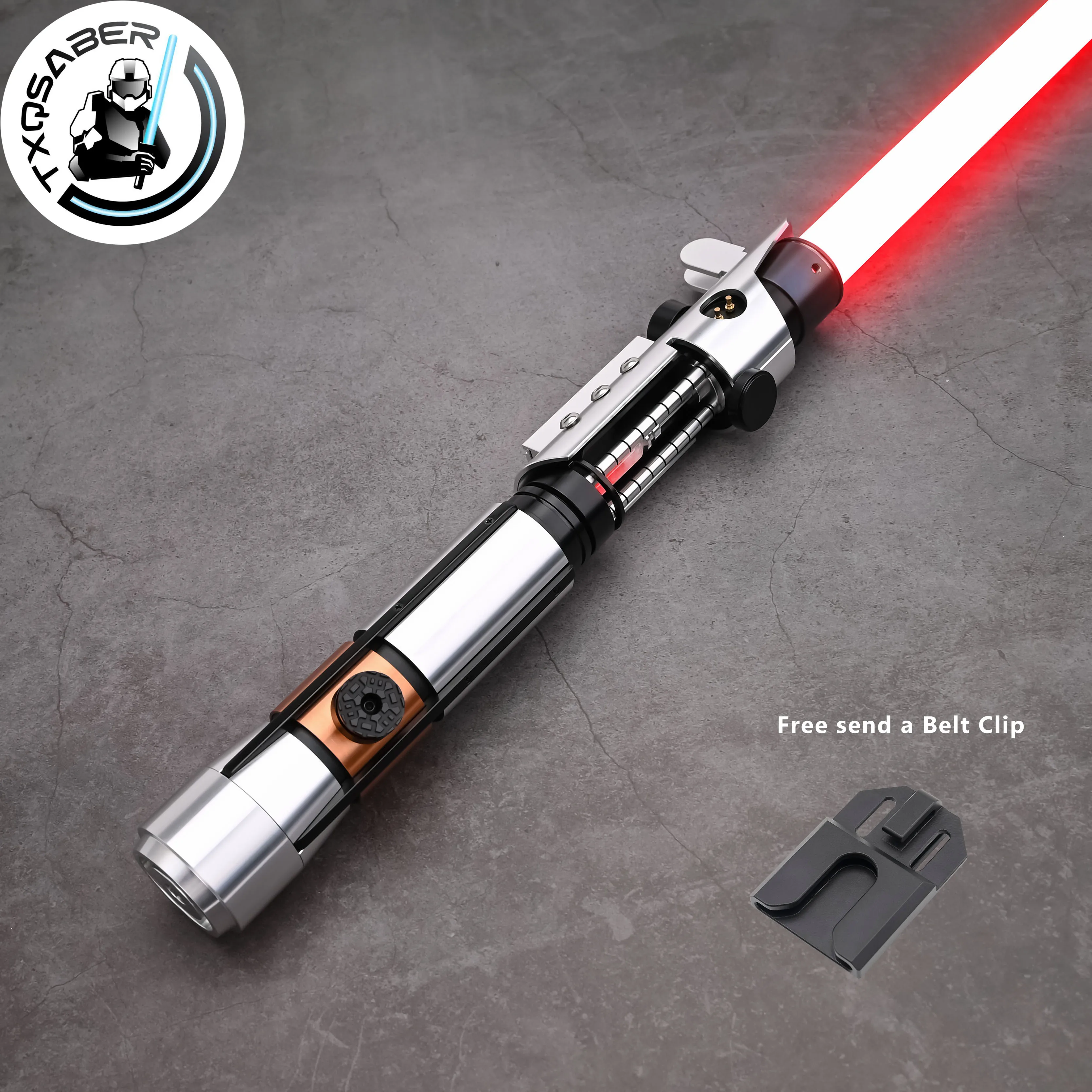 

TXQSABER Replica Lightsaber Starkiller SK1 SDRGB Pixel Light Sword FOC Smooth Swing Blaster Metal Hilt Laser Sword Toy for Adult