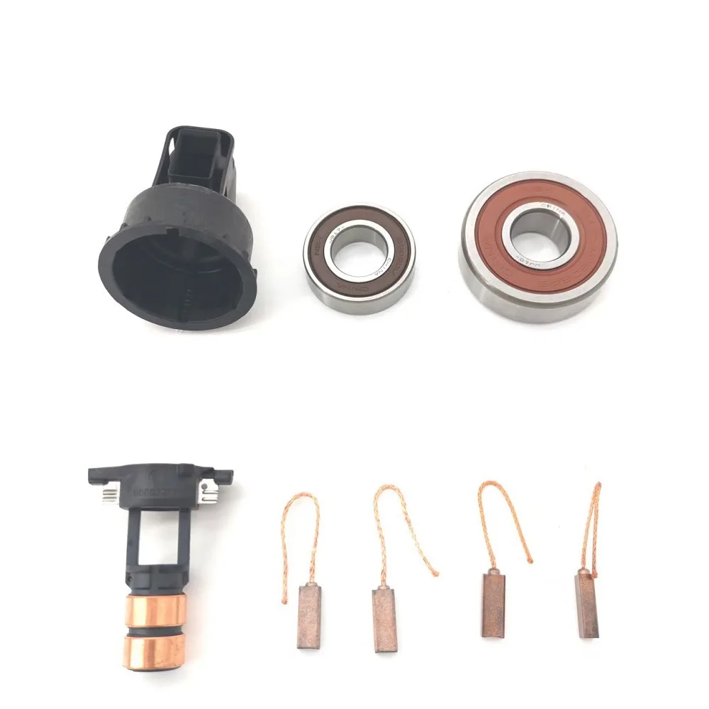 1 Set Bearings Carbon Brush Slip Ring Maintenance Kit is Suitable for Bosch Automotive Generators, Volvo, Bmw, Volkswagen Automo