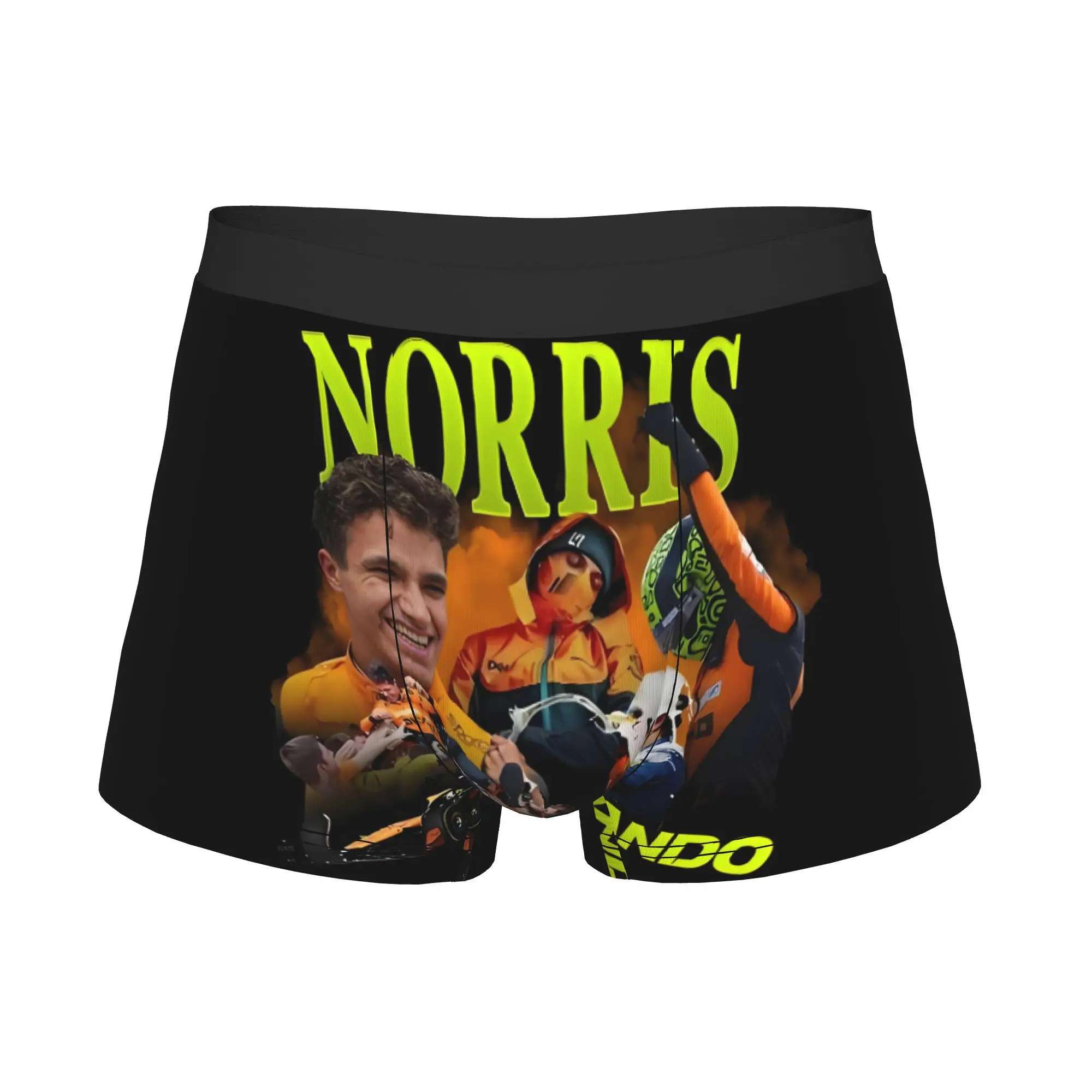 Retro L-Lando N-Norris Boxer Shorts For Men 3D Printed Motorcycle Underwear Panties Briefs Breathable Underpants