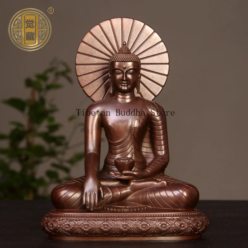 brass Kasyapa Sakyamuni Buddha statue ornament, such as Dharma Rulai Bodhi and other body Buddhas, Gaya Buddha