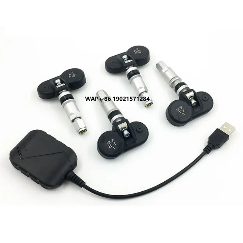 Tire Pressure Monitoring System for Android Navigation Built-in Tpms Sensor Parking Car Alarms