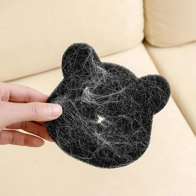 Bear Shape Sponge Cleaning Ball Washing Machine Laundry Ball Pet Hair Remover Reusable Clothes Sofa Cat Dog Hair Cleaning Sponge