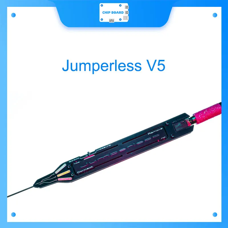 

Макетная плата Jumperless V5 Next-Gen без проводов для очистки и эффективного прототипирования