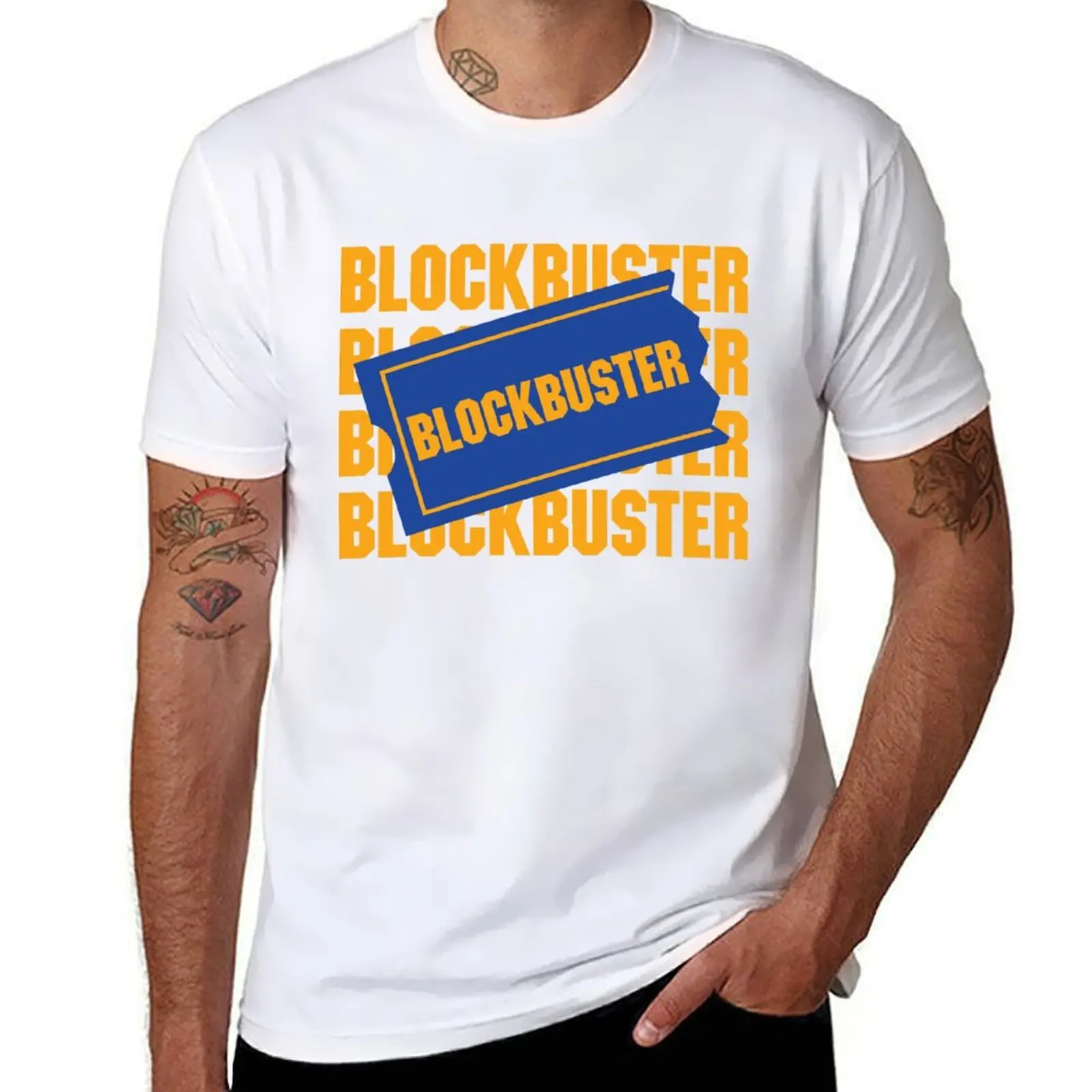 

Blockbuster Video Rental Store Logo T-Shirt t shirt man designer anime tshirt T-Shirt