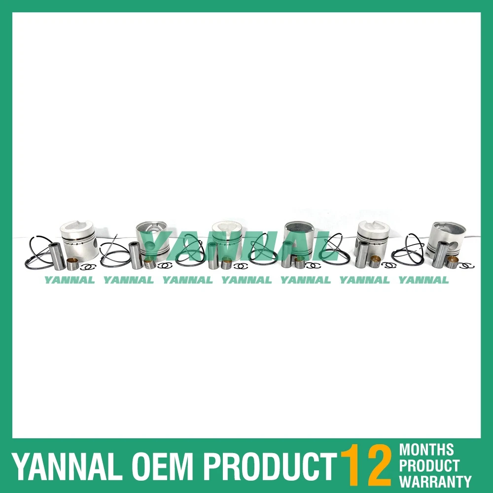 

Поршень с кольцами для запасных частей двигателя Mitsubishi 6DS70