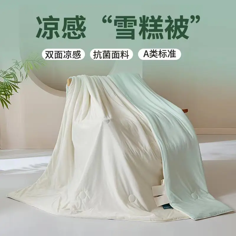 

Antibacterial Air Conditioning Quilt Summer Cool Quilt Summer Thin Quilt Simple Ice Silk Summer Quilt Machine Washable