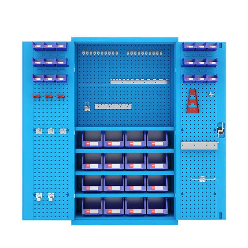 

Tool Cabinet Workshop Thickened Heavy Tool Parts Cabinet Three Drawers With Hanging Plates